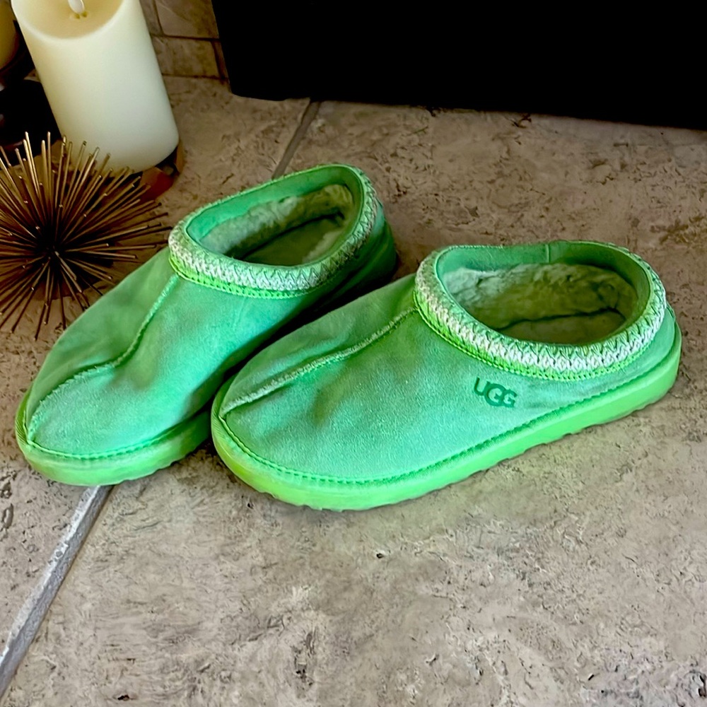 UGG Tasman Slippers Parakeet Green